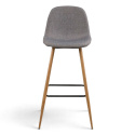 Tabouret de bar \'Soller\' - Nature/Gris clair