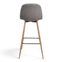 Tabouret de bar \'Soller\' - Nature/Gris clair
