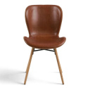 Chaise \'B&ouml;da\' - Nature/Marron