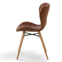 Chaise \'B&ouml;da\' - Nature/Marron
