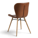 Chaise \'B&ouml;da\' - Nature/Marron