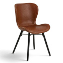 Chaise \'Böda\' - Noir/Marron