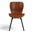 Chaise \'Böda\' - Noir/Marron