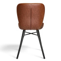 Chaise \'Böda\' - Noir/Marron
