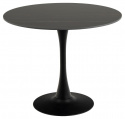 Table à manger \'Malta\' Ronde 90x75cm - Noir