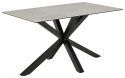 Table à manger \'Heaven\' 135x80cm - Gris/Noir
