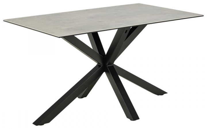 Table à manger \'Heaven\' 135x80cm - Gris/Noir dans le groupe Meubles / Tables / Table à manger chez Reforma (H000024459)