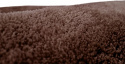 Tapis rond \'Aranga Super Soft\'- Brun foncé