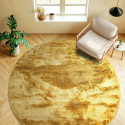 Tapis rond \'Aranga Super Soft\' - Orange