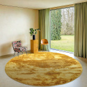 Tapis rond \'Aranga Super Soft\' - Orange