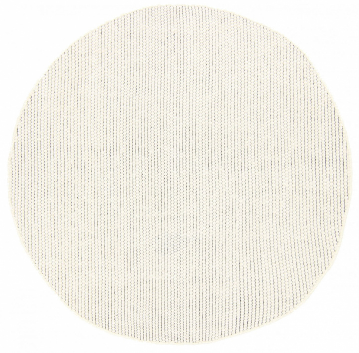 Tapis rond \'Coastal\' - Grège dans le groupe Décoration / Tapis / Tapis en laine chez Reforma (H100037)