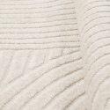 Tapis rond \'Devon\' - Crème