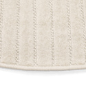 Tapis rond \'Devon\' - Crème
