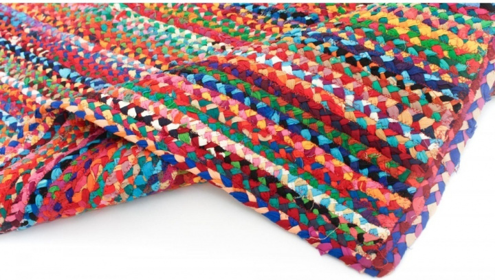 Tapis de lirette \'Flätan\' - Multicolore dans le groupe Tapis / Tapis tissés chez Reforma (H100062)