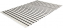 Tapis en coton \'Helle\' - Blanc/Noir