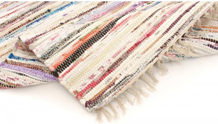 Tapis de lirette \'Home\' - Multicolore clair dans le groupe Tapis / Tapis tissés chez Reforma (H100077)