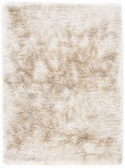 Tapis à poils longs \'Janjira\' - Blanc cassé