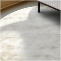 Tapis rond \'Jodhpur\' - Blanc cassé