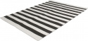 Tapis en coton \'Nilo\' - Blanc/Noir