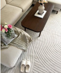 Tapis à poils longs \'Shaggy Indoor-Outdoor\' - Crème