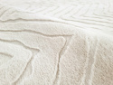 Tapis à poils longs \'Wren\' - Blanc