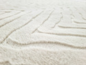 Tapis à poils longs \'Wren\' - Blanc