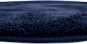 Tapis rond \'Aranga Super Soft\' - Bleu foncé
