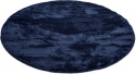 Tapis rond \'Aranga Super Soft\' - Bleu foncé