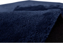 Tapis rond \'Aranga Super Soft\' - Bleu foncé