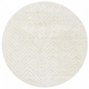 Tapis rond \'Wren\' - Blanc