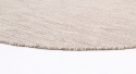 Tapis rond \'Dhurry\' - Beige