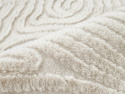 Tapis rond \'Amora\' - Blanc