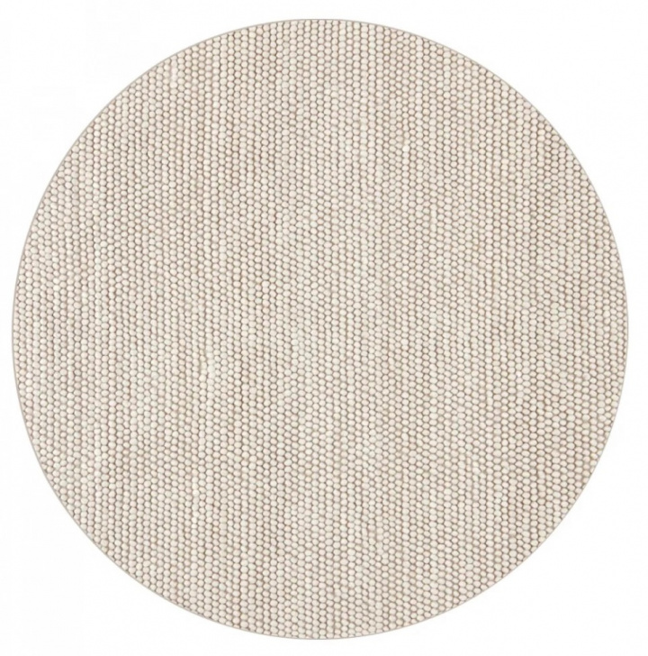 Tapis rond \'Avafors\' - Beige dans le groupe CAMPAGNE / Décoration / Tapis chez Reforma (H100156)