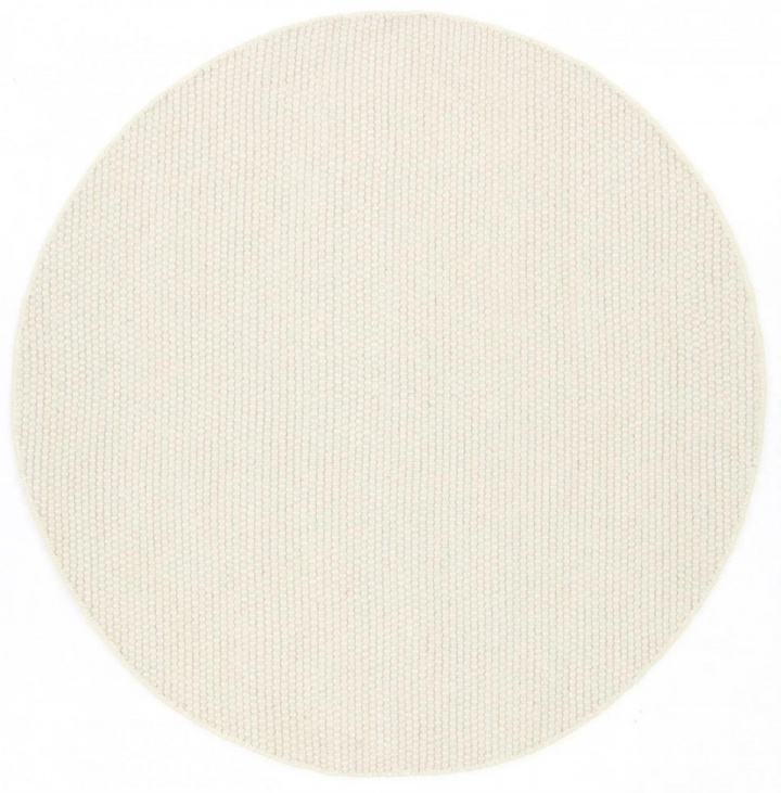 Tapis rond \'Coastal\' - Crème dans le groupe CAMPAGNE / Décoration / Tapis chez Reforma (H100157)