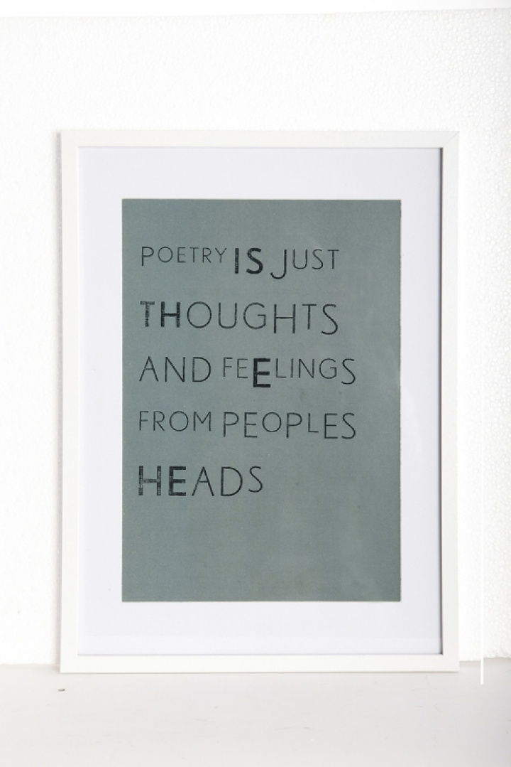 Tableau \'Poetry\' dans le groupe Décoration / Décoration / Tableaux & affiches chez Reforma (Ig0130)