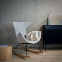 Chaise berçante \'Gaia\' - Gris