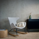 Chaise berçante \'Gaia\' - Gris
