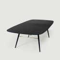 Table à manger avec rallonge \'Dawn\' 180-230x105cm - Noir