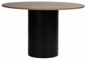Table à manger \'Rounded\' Ronde 120cm - Noyer