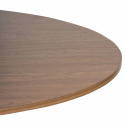 Table à manger \'Rounded\' Ronde 120cm - Noyer