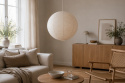 Lampe &agrave; riz \'Lycka\' - Blanc 30cm