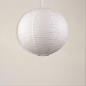Lampe &agrave; riz \'Lycka\' - Blanc 30cm