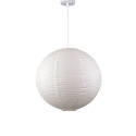 Lampe &agrave; riz \'Lycka\' - Blanc 50cm