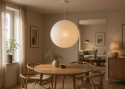 Lampe &agrave; riz \'Lycka\' - Blanc 50cm