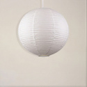 Lampe &agrave; riz \'Lycka\' - Blanc 50cm