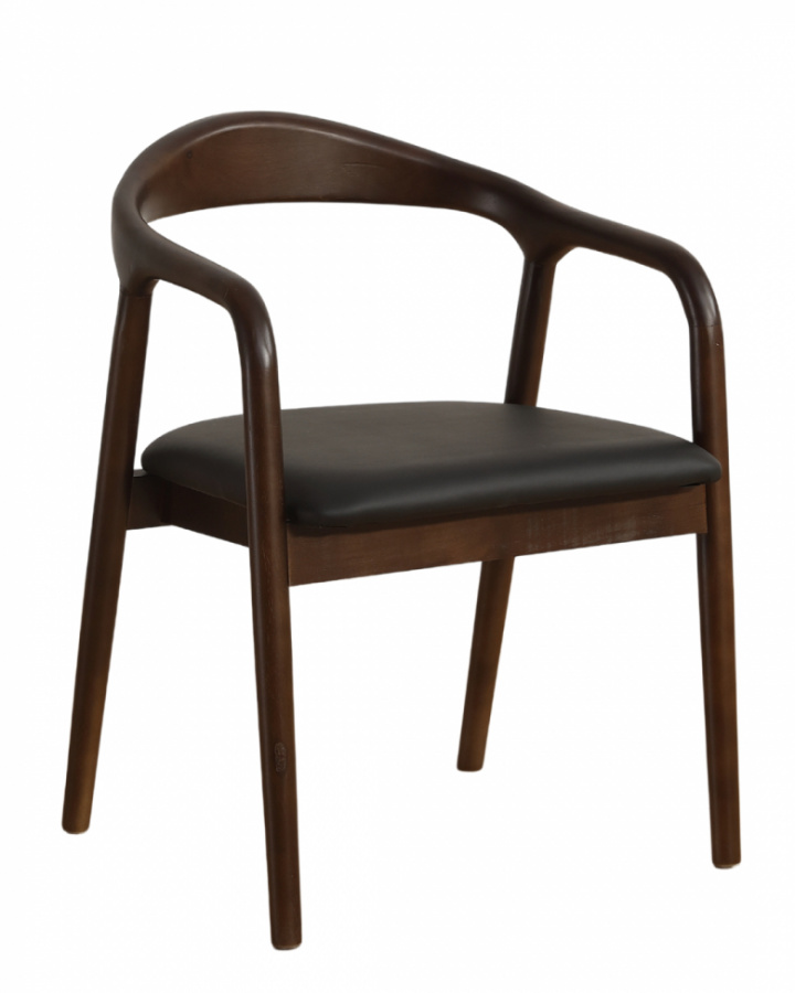 Chaise à bras \'Aspa\' - Brun foncé dans le groupe Meubles / Meubles d\'assise / Chaises chez Reforma (LINK-SM11-dark)