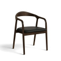 Chaise à bras \'Aspa\' - Brun foncé