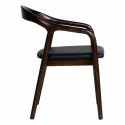 Chaise à bras \'Aspa\' - Brun foncé