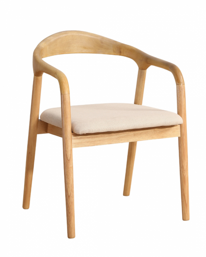 Chaise à bras \'Aspa\' - Naturel/beige dans le groupe Meubles / Meubles d\'assise / Chaises chez Reforma (LINK-SM11-light-beige)