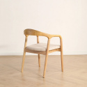 Chaise à bras \'Aspa\' - Naturel/beige